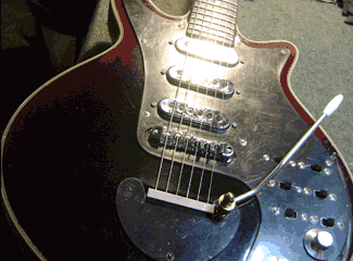 Brian May Red Special - finished pickguard and whammy cover